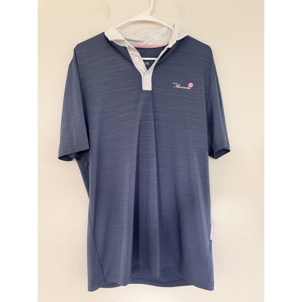 Macade Golf Concept Golf Polo Size Large Preppy Sporty Outdoors Shirt Breathable